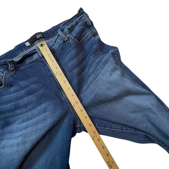 KUT From The Kloth High Rise Skinny Jeans Size 16 Medium Wash - Picture 6 of 10